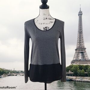 Metaphor longsleeve long 2 layer look Top